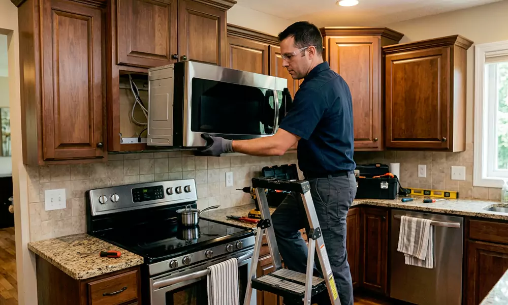 Microwave Installation in Bayonne, NJ