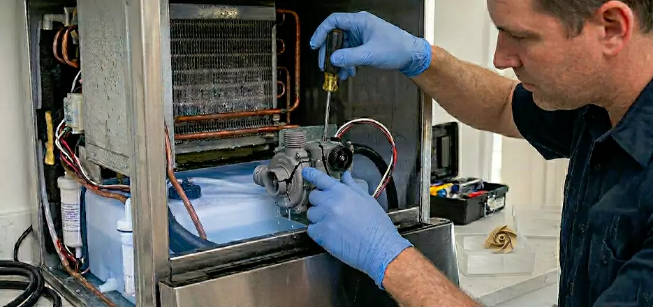 Commercial Ice Maker Water Pump Repair in Bayonne