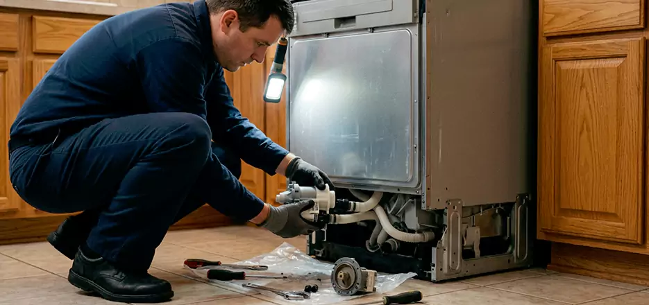 Dishwasher Drain Hose Repair in Bayonne
