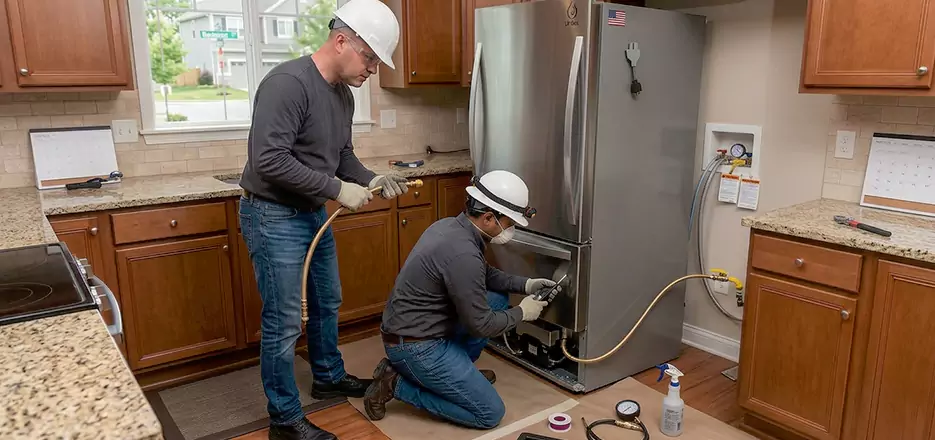 Propane Refrigerator Installation in Bayonne